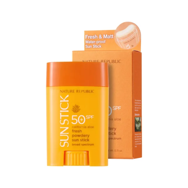 NATURE REPUBLIC FRESH POWDERY SUN STICK I PROTECTOR SOLAR EN BARRA 50 SPF - Image 2
