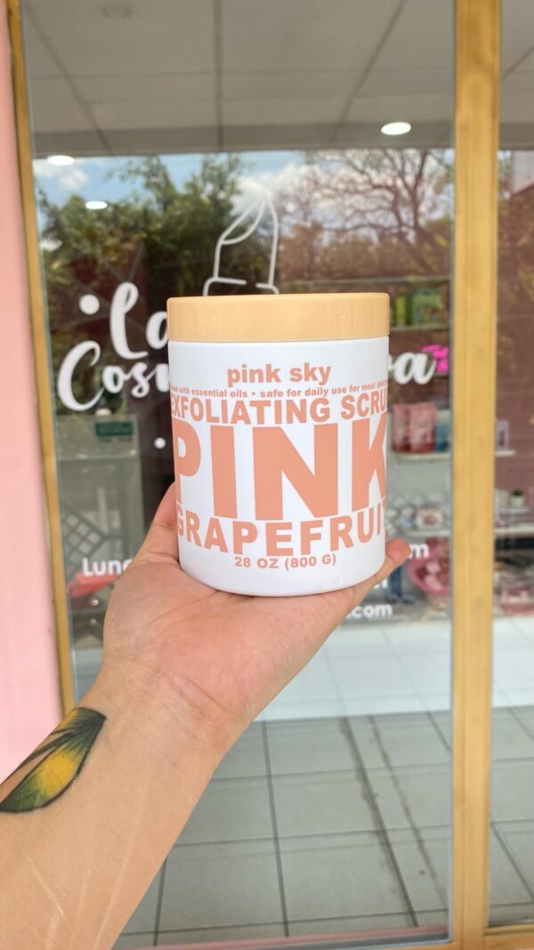 PINK GRAPEFRUIT EXFOLIANTING SCRUB - PINK SKY
