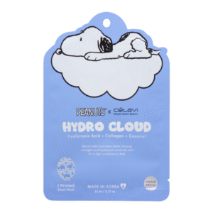 CELAVI X SNOOPY PEANUTS HYDRO CLOUD MASCARILLA FACIAL