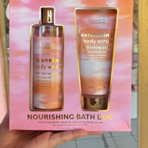 KIT EXFOLIANTE CORPORAL Y GEL DE DUCHA SWEET STRAWBERRY