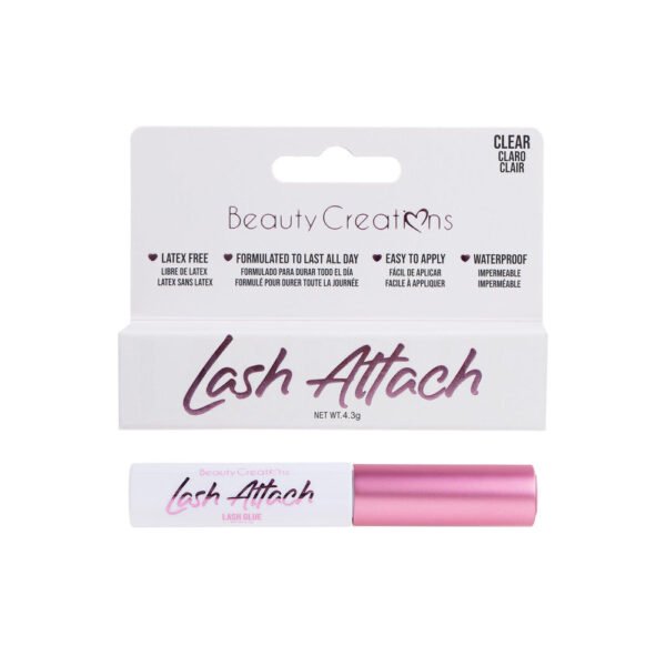 LASH ATTACK TUBE GLUE - PEGA PARA PESTAÑAS - BEAUTY CREATIONS - Image 2
