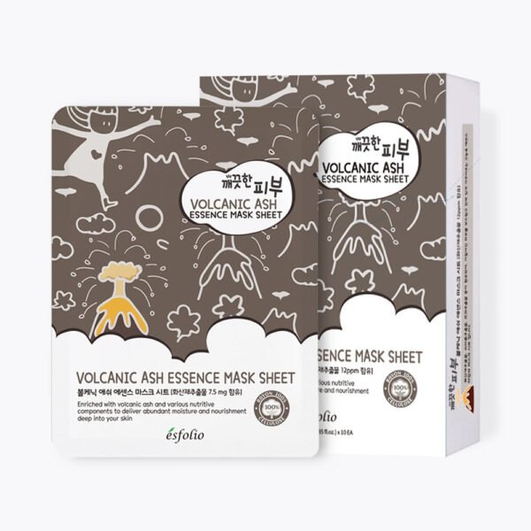 VOLCANIC ASH ESSENCE MASK SHEET- ESFOLIO