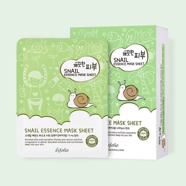 SNAIL ESSENCE MASK SHEET - ESFOLIO
