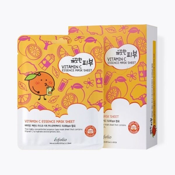 VITAMIN C ESSENCE MASK SHEET - ESFOLIO