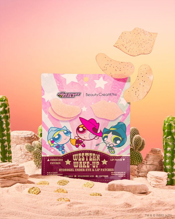 HYDROGEL UNDER EYE AND LIP PATCHES - PARCHES PARA OJERAS Y LABIOS - POWERPUFF GIRLS X BEAUTY CREATIONS