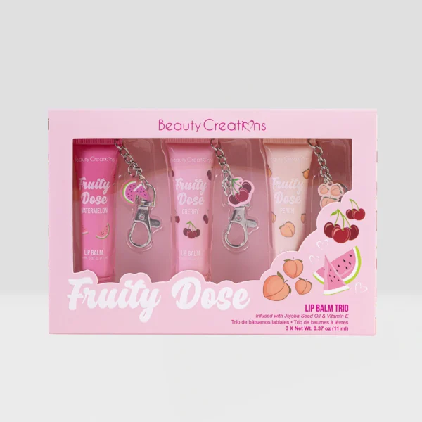 FUITY DOSE KEYCHAIN LIP BALM - LIP BALM CON LLAVERO - BEAUTY CREATIONS