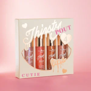 THIRSTY POUT 4 LIPS SET- SET DE GLOSSES ´´CUTIE´´ - ITALIA DELUXE